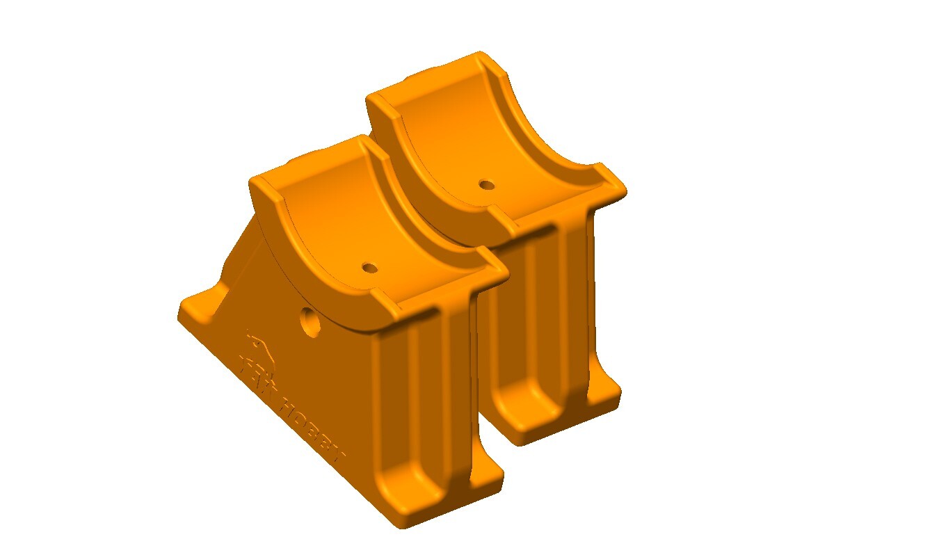 YAK Hobby 2″ Deluxe Seat Risers Old Town Sportsman PDL Kayaks – Orange