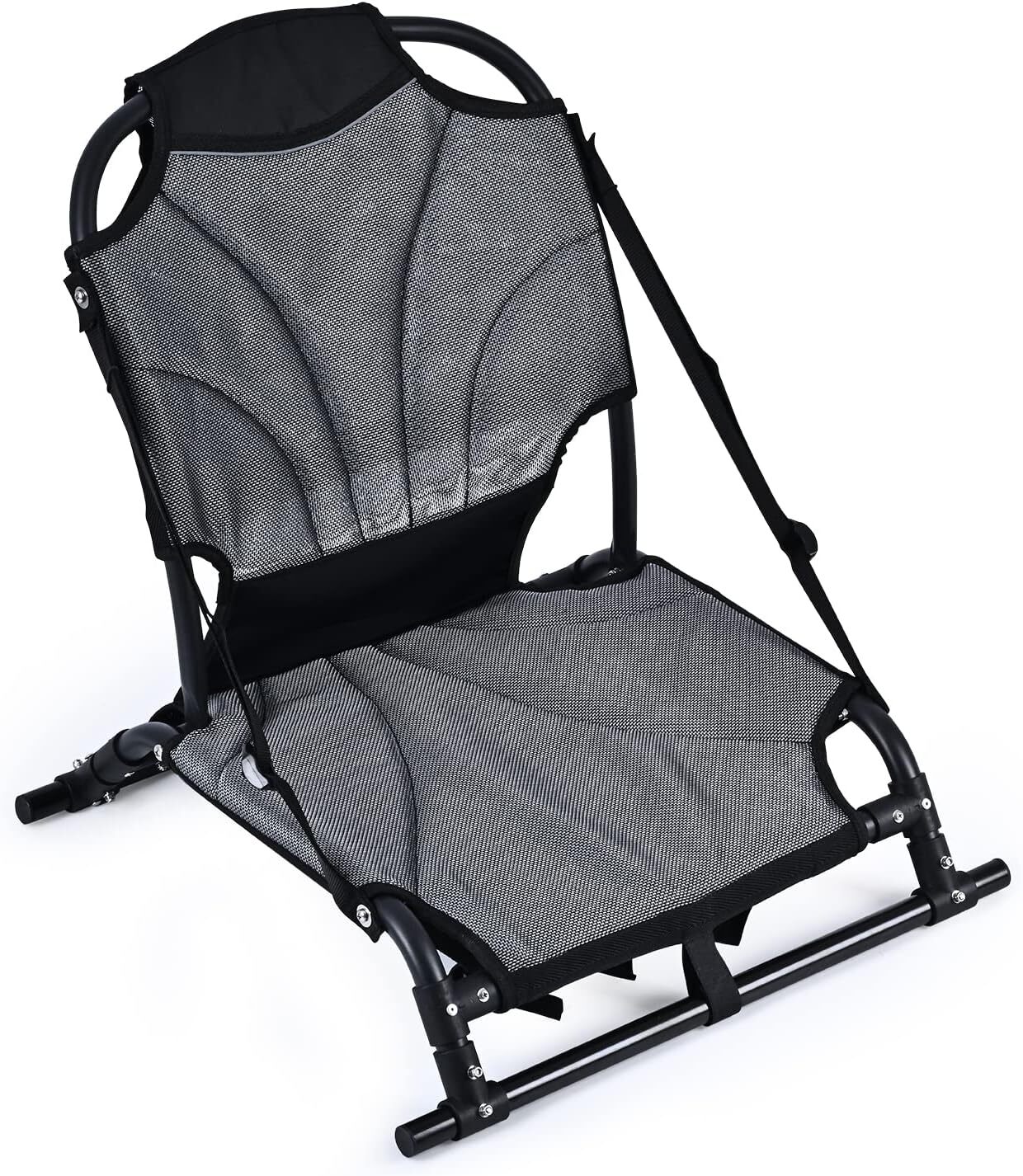 Folding Kayak Seat w/Back Support for Inflatable Kayak Comfort Chair Cushion Pad
