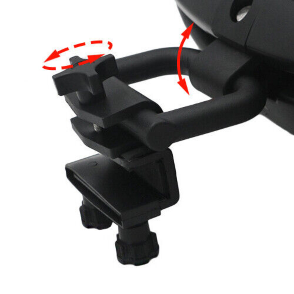 HEAVY DUTY 7″X14″ Rearview Mirror w/adj Square Bracket for Boat Skiing Wakeboard