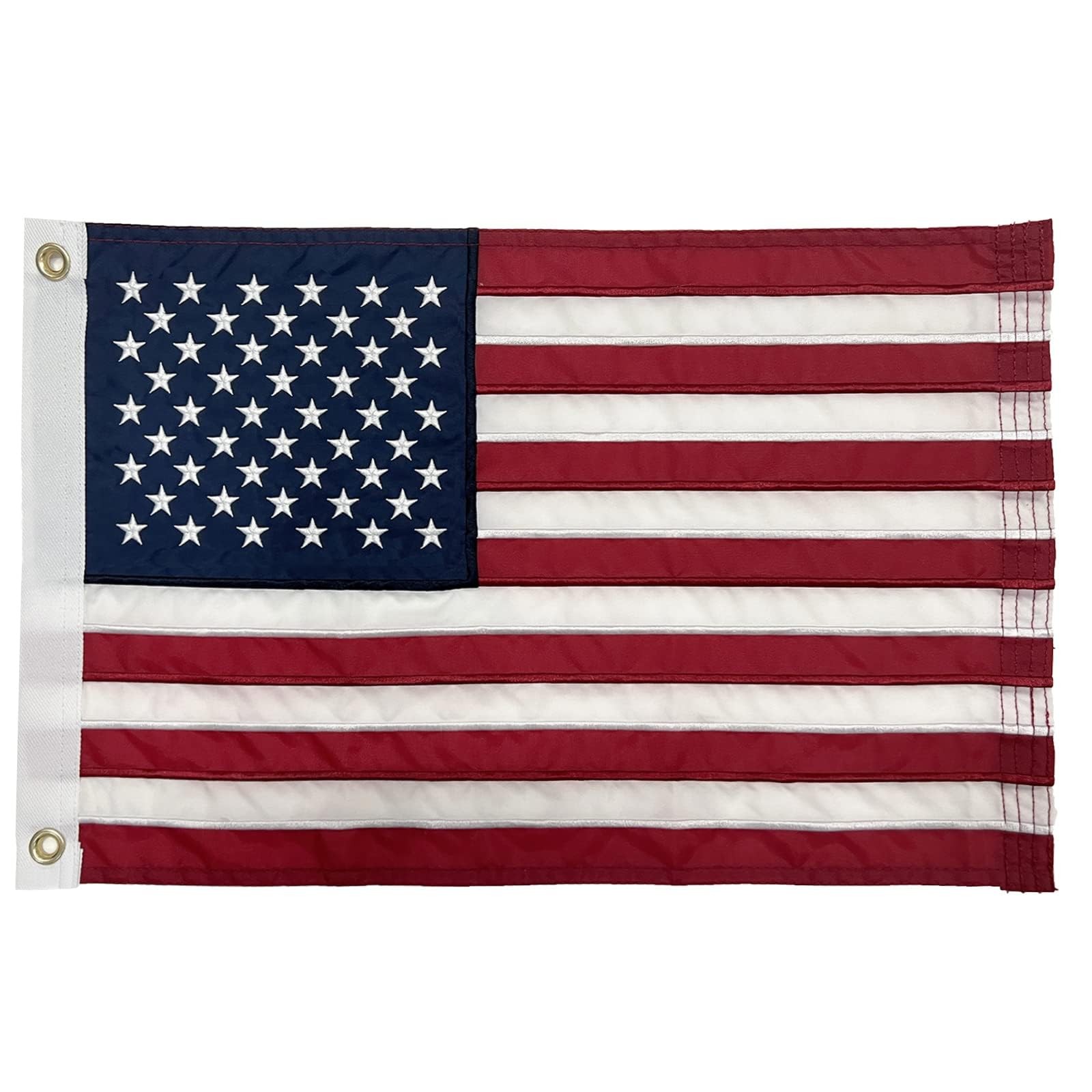 ROTERDON American Flag 12×18 Inch, Embroidered 50 Inch