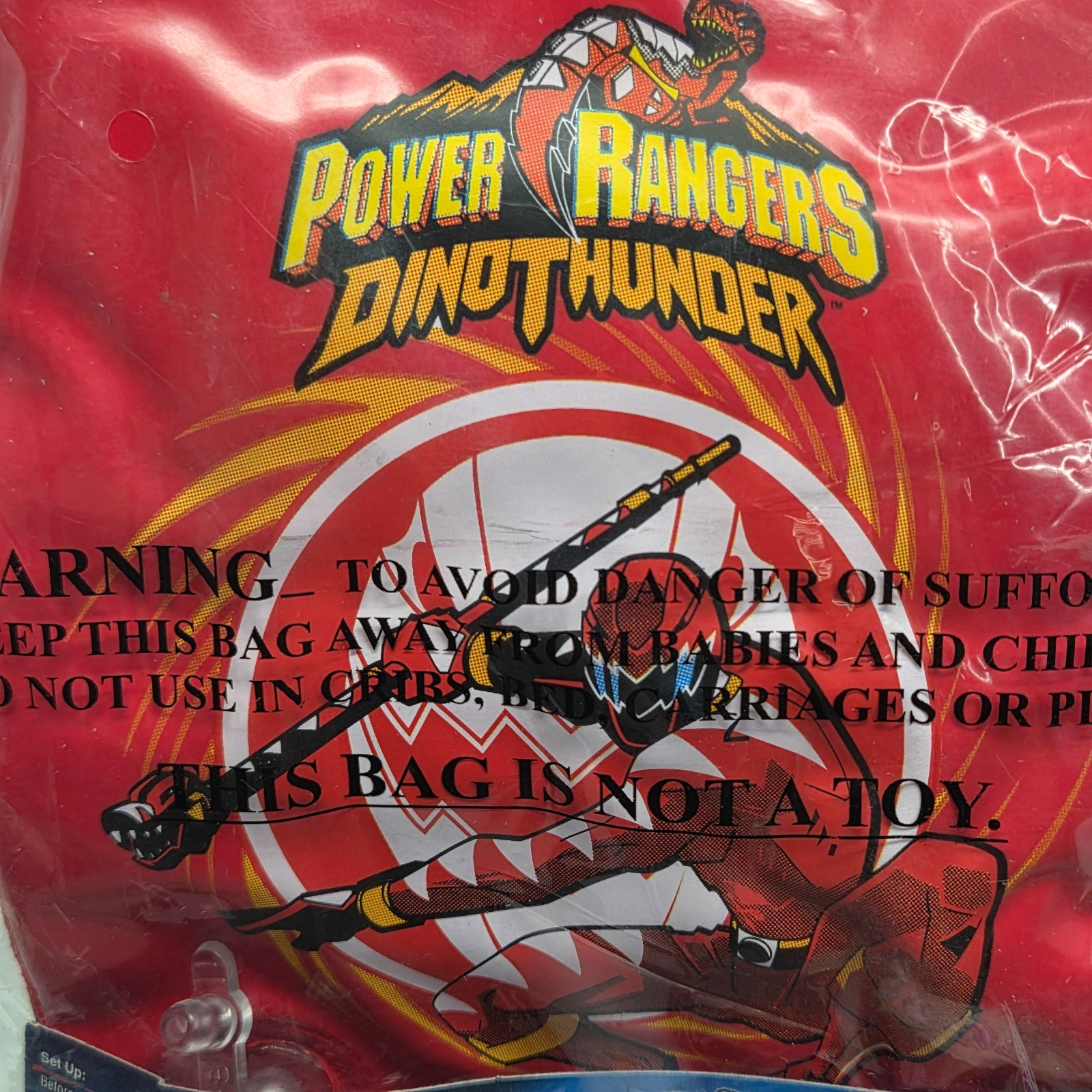 VINTAGE POWER RANGERS DINO THUNDER SWIM BANDS KIDS INFLATABLE ARM FLOATS NEW