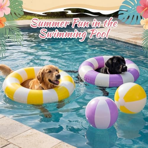 Pcs Striped Pool Floats Inflatable Swimming Float Multi Stripe 8 Various Color