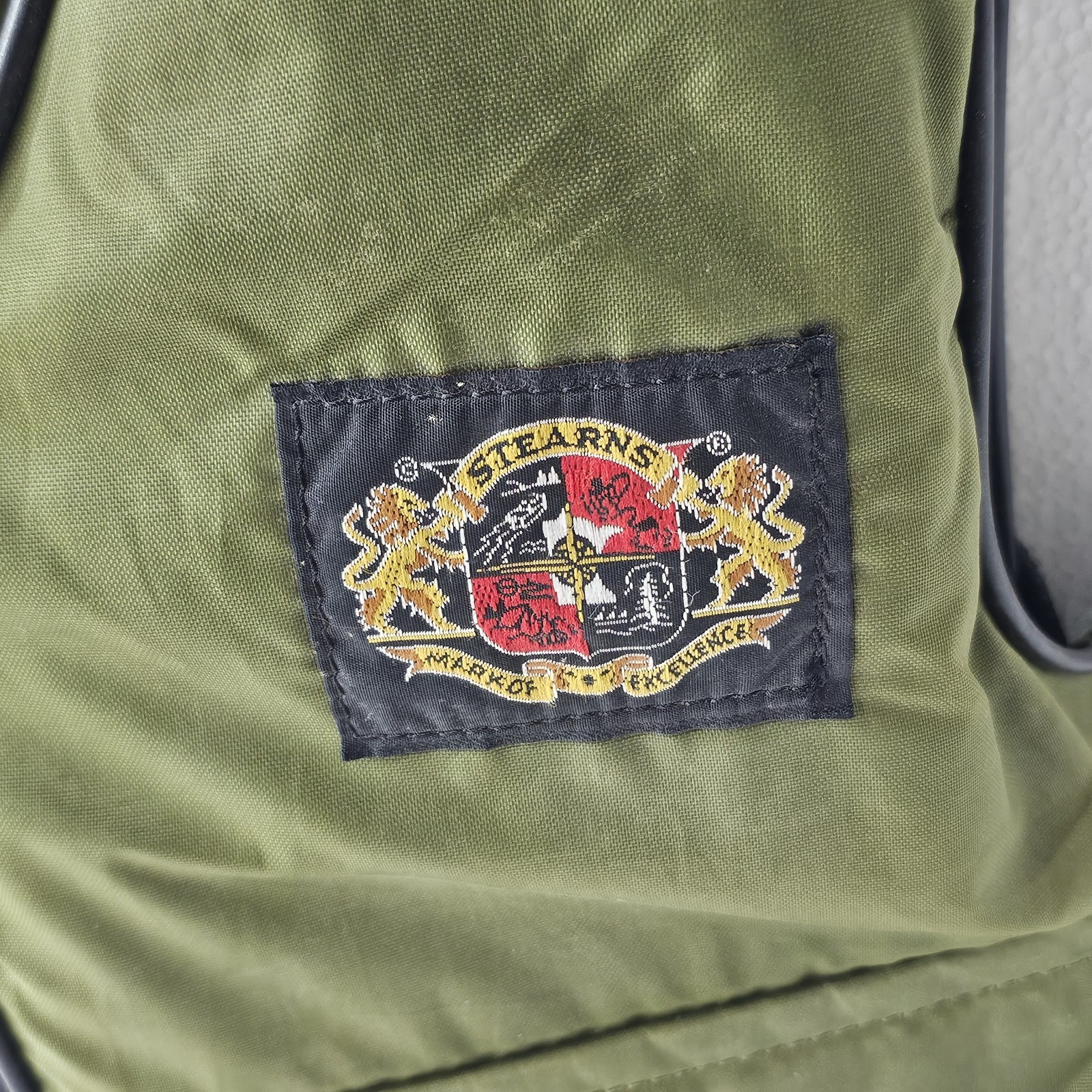 VINTAGE Stearns Youth Life Jacket Fishing Vest Green M 50-90 Pounds *Made USA*