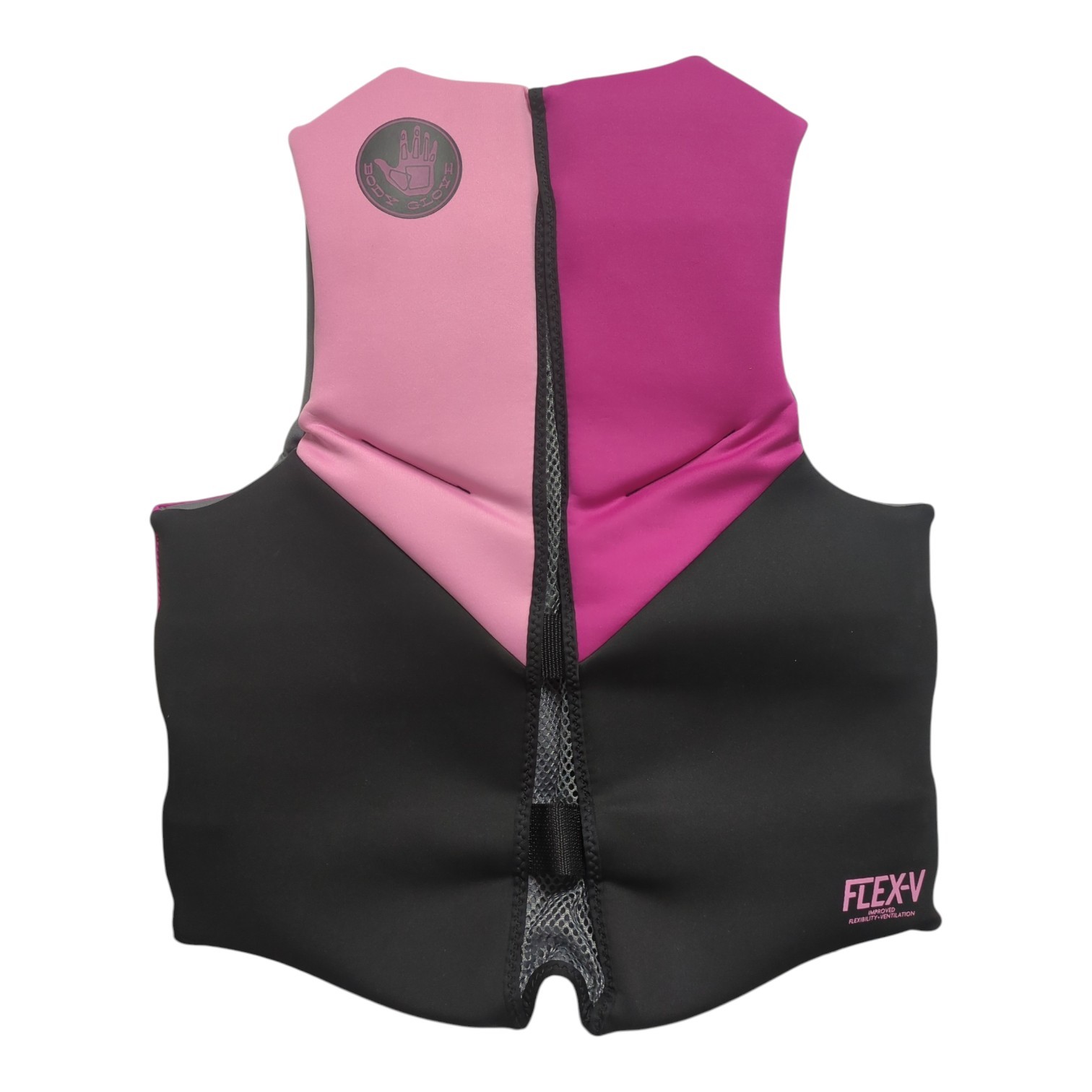 Body Glove Women’s USCG Approved Segmented PFD Life Jacket, Pink/Black, XL