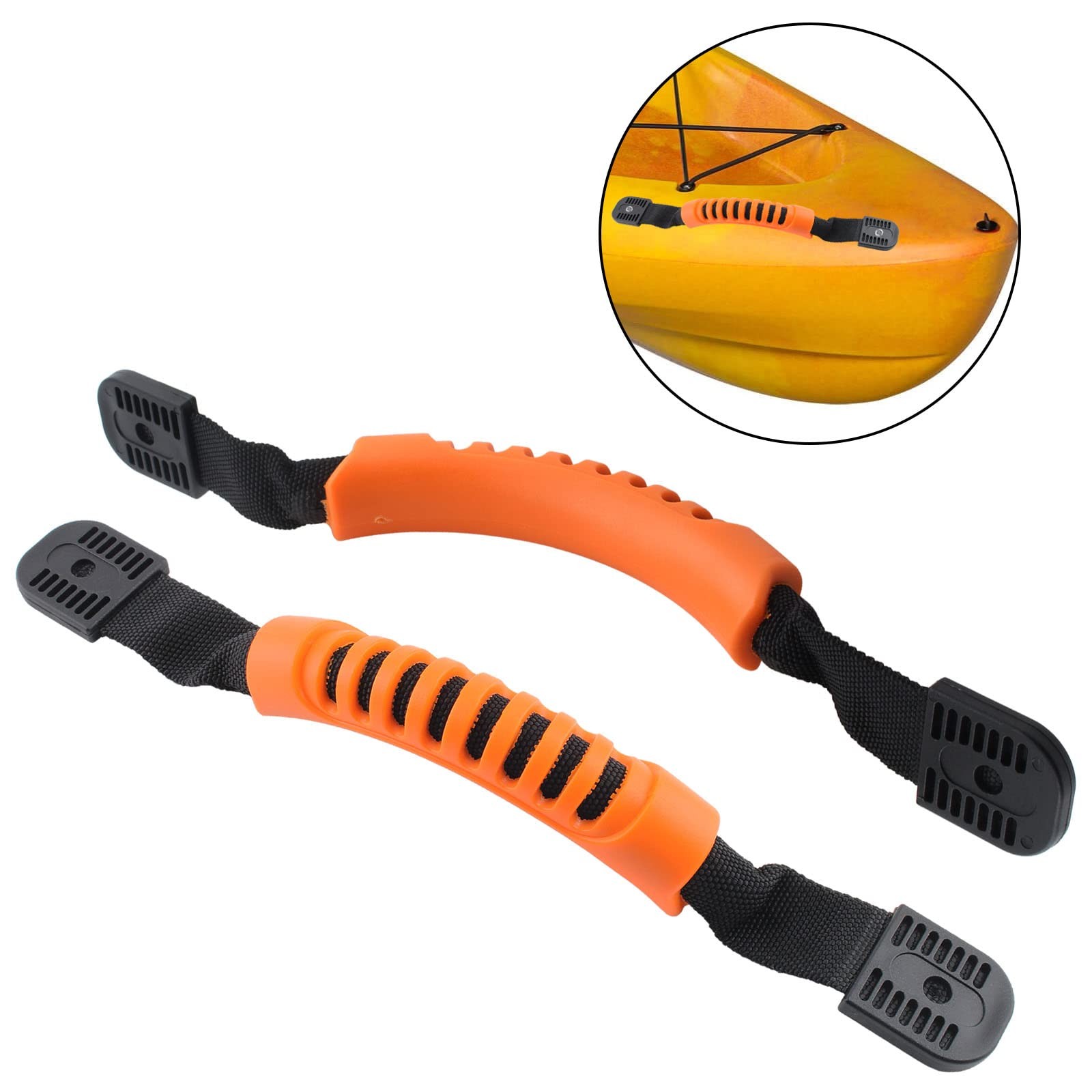 Kayak Carry Handles – Side Mount Replacement with Plastic Buckle for Paddle,