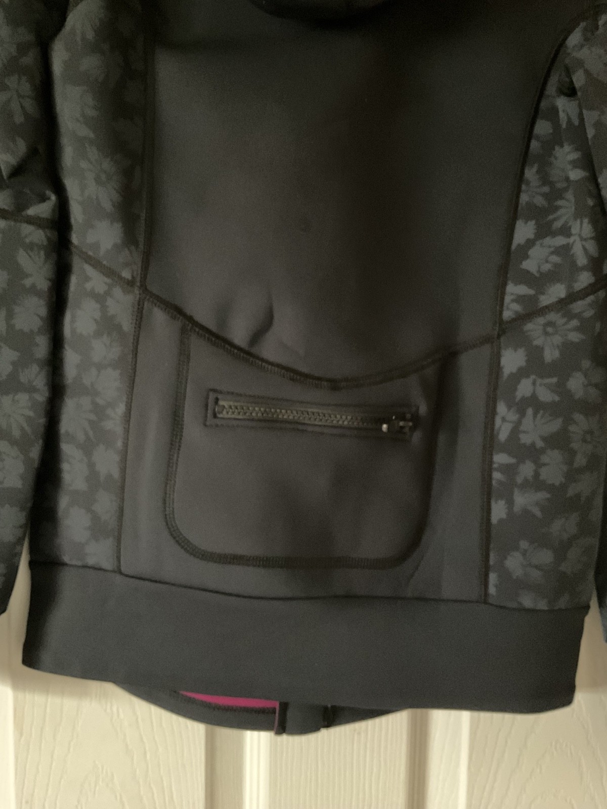 NWT Roxy Wetsuit Womens 1.0 Swell Paddle Hooded Jacket Surf Swim Black 1mm Sz 6