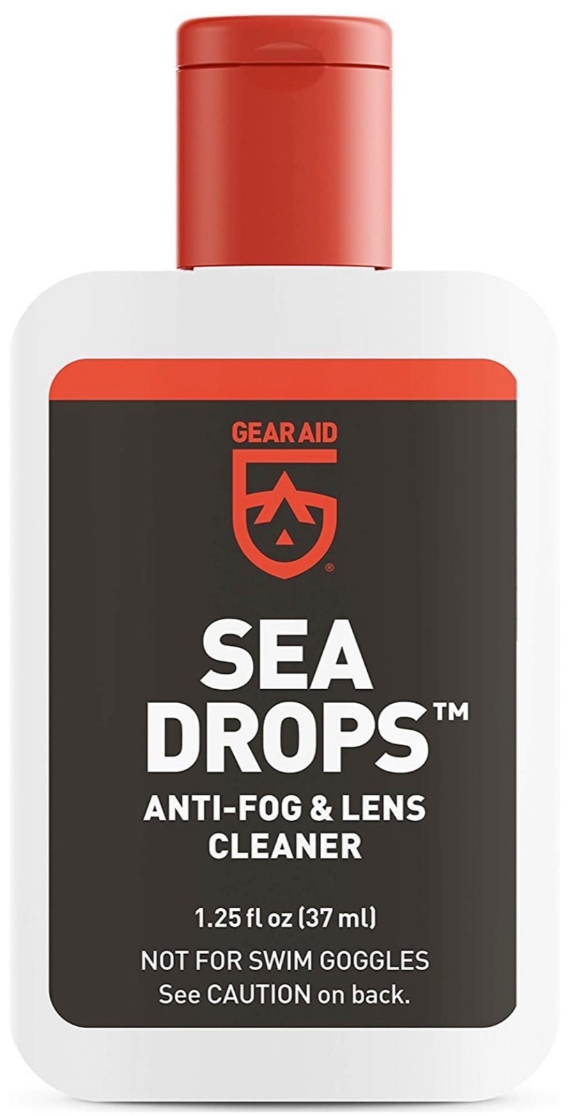 GEAR AID Sea Drops Anti-fog and Cleaner for Dive and Snorkel Masks, 1.25 fl oz