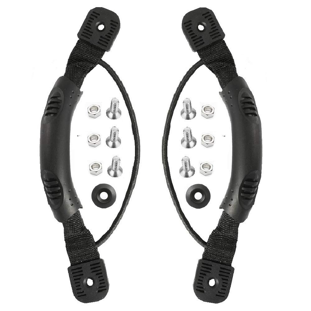 Anndason 2 Pcs Black Kayak Canoe Boat Side Mount Carry Handles/Paddle Style 1