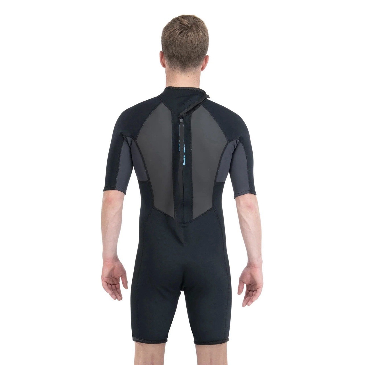 Dakine Quantum Back Zip Shorty 2/2 F/L Black/Grey Wetsuit-Men’s Size Large Tall