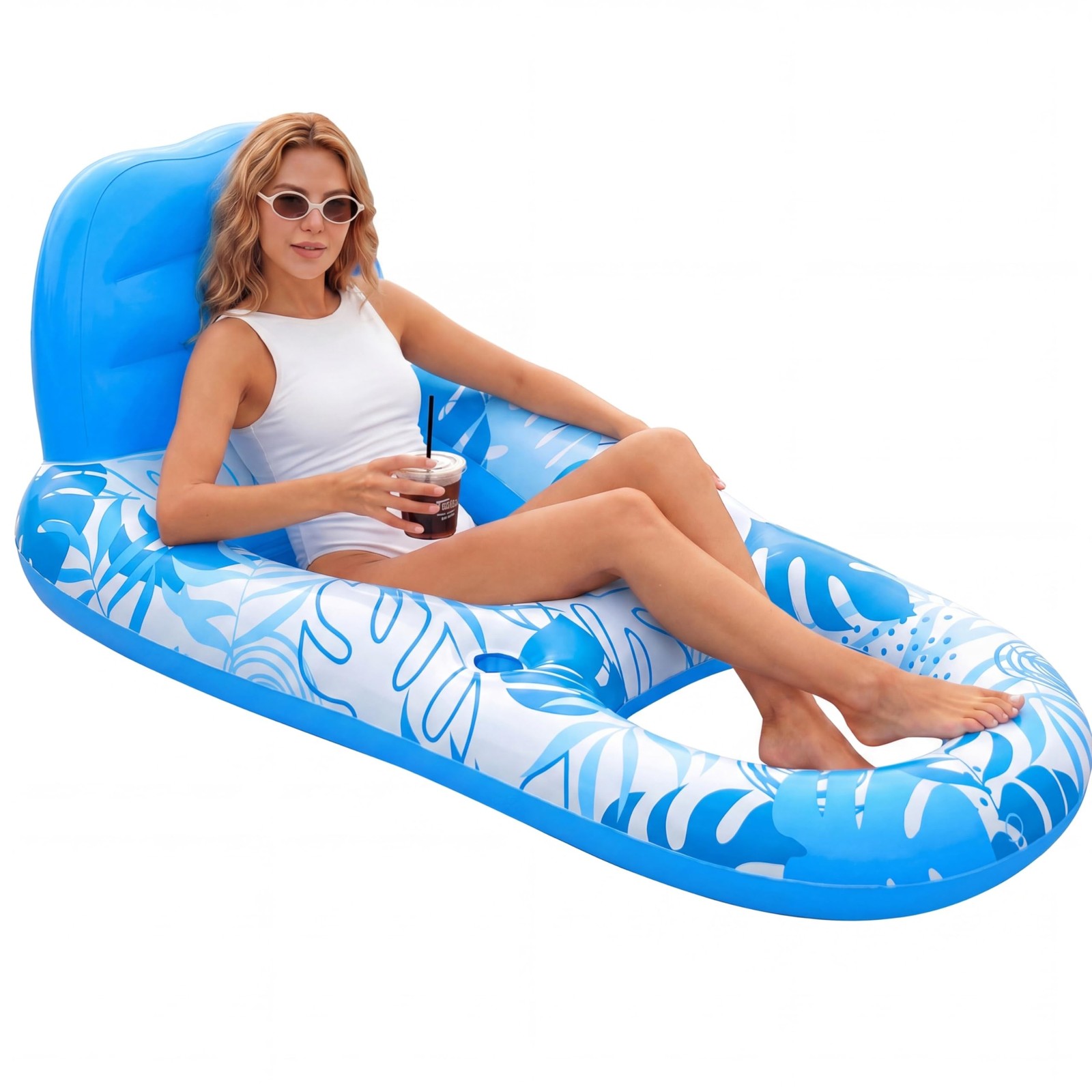 SLOOSH Inflatable Pool Floats Lounger Adult, Pool Float Lounge Raft Floaties …