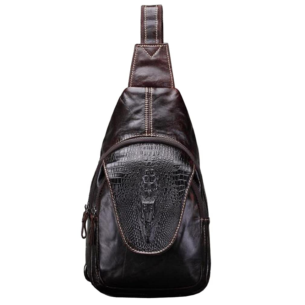 Leather Sling 18cm(W)x6cm(D)x31cm(H)(7.08″x2.36″x12.2″) approx;, #15coffee