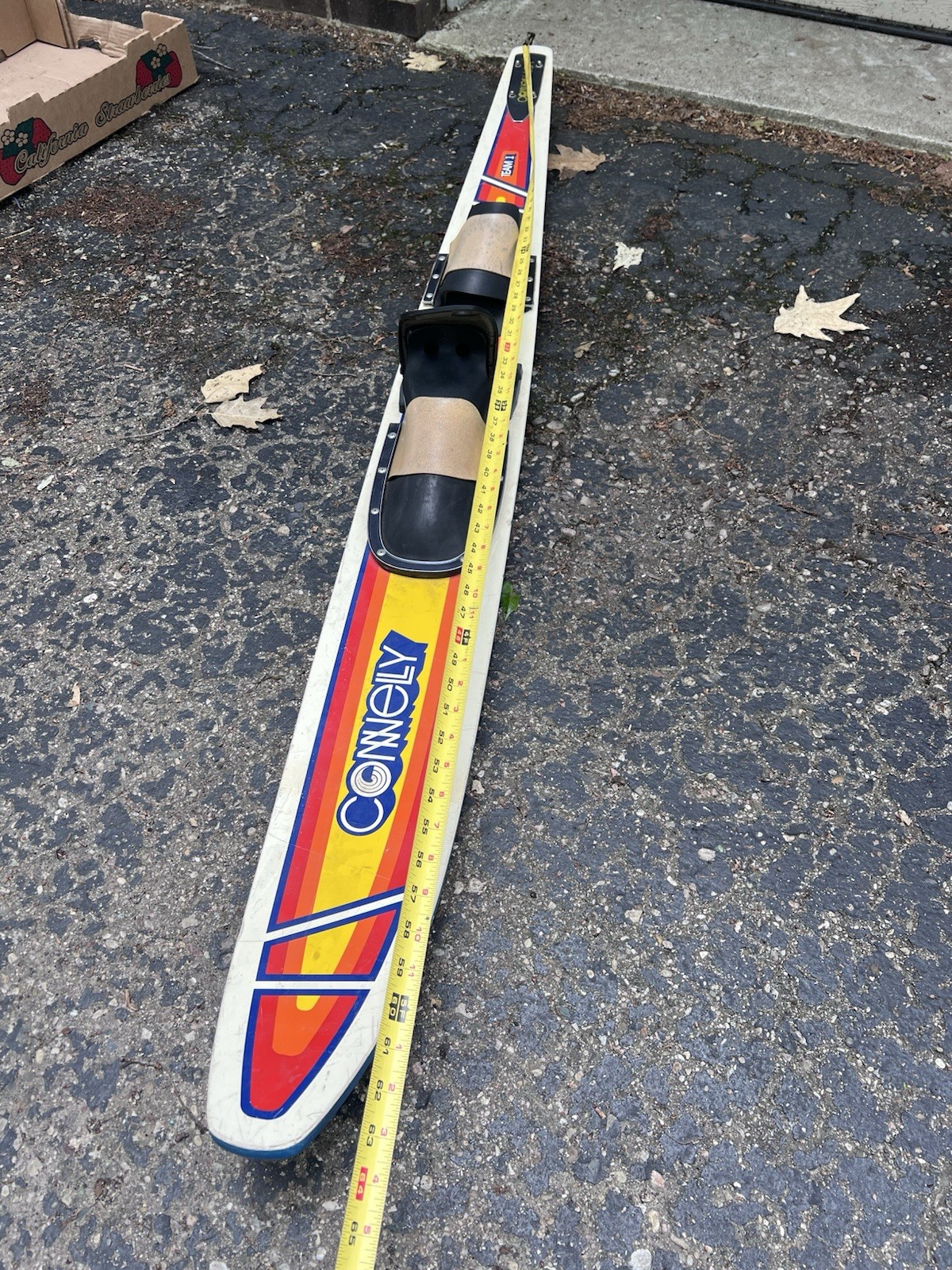 Vtg Water Bindings Boating Ski Connelly Team 1 Boating Skis Coat Rack Wall Art