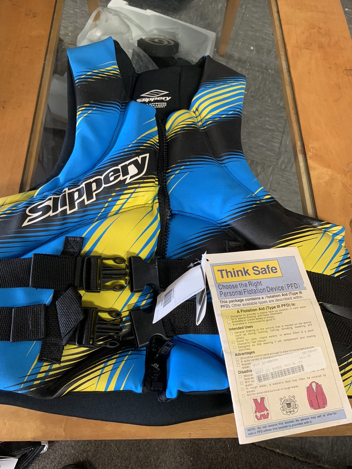 Slippery Surge Neo watercraft Vest 2xl