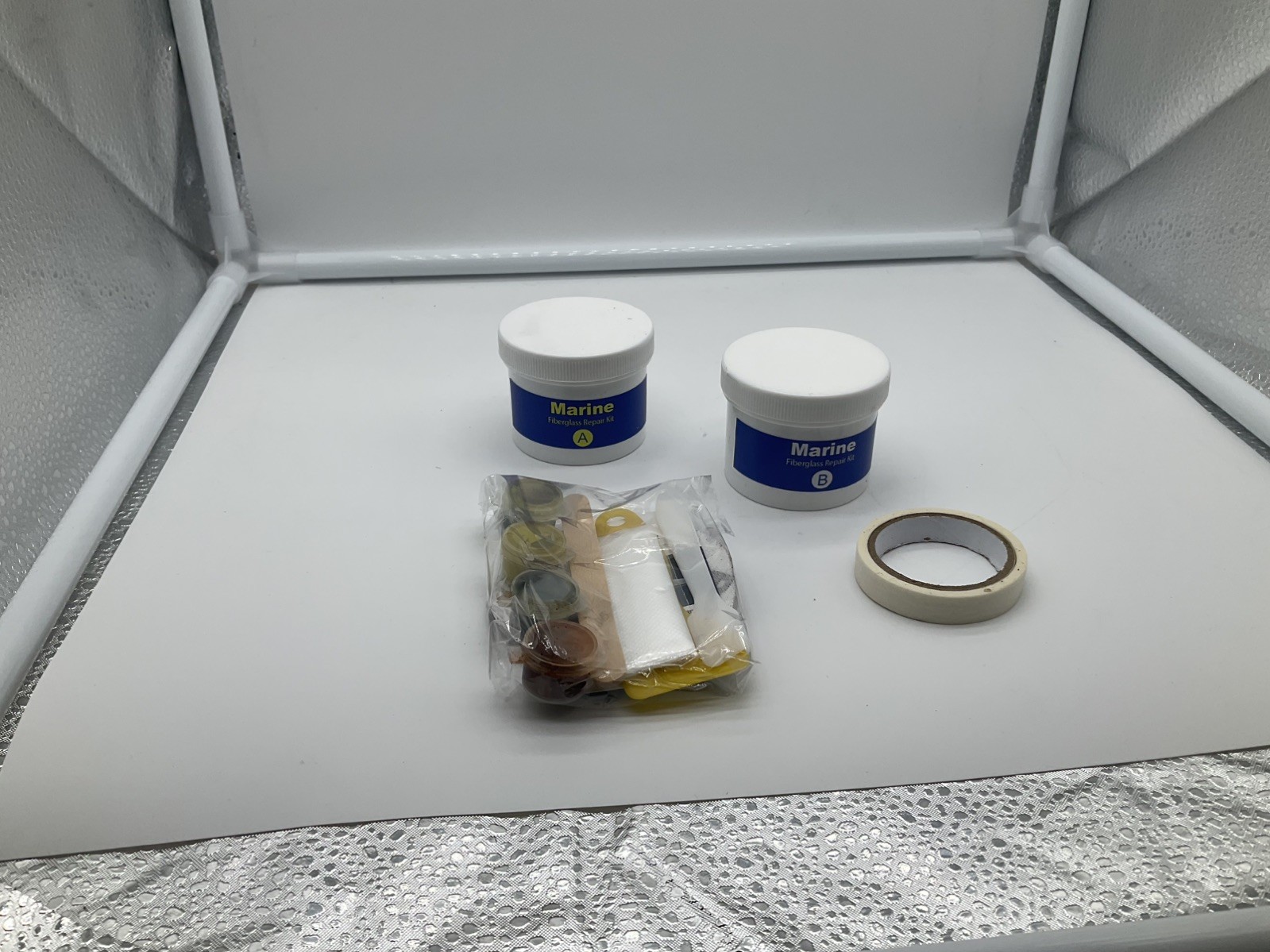 Marine Fiberglass Repair Kit for Boats 4 Colors Gel Coat Patch Waterproof NEW