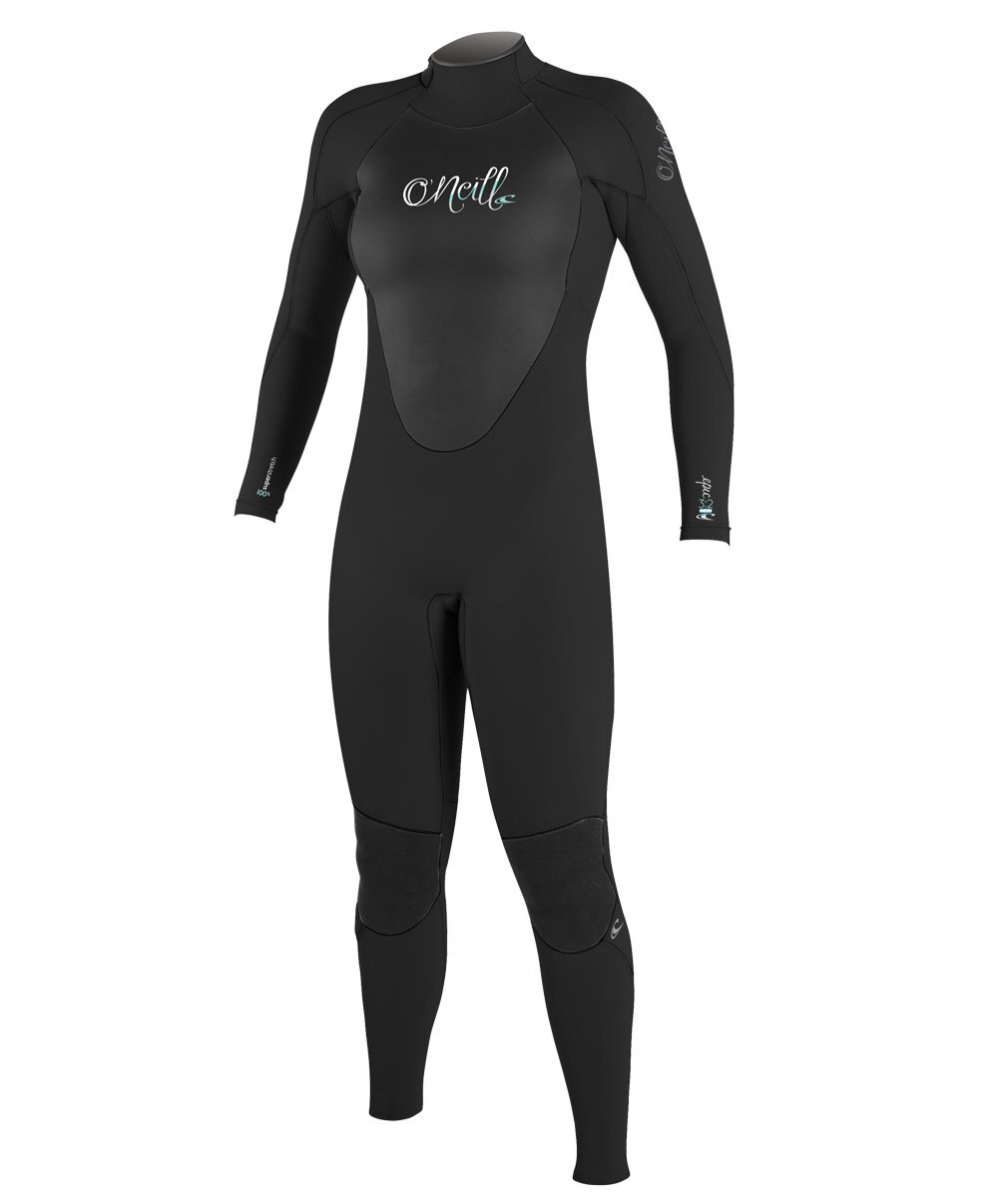 O’Neill 295972 Epic 3/2MM Wetsuit Black/Black/Black 4 (5’3″-5’5″, 100-115 lbs)