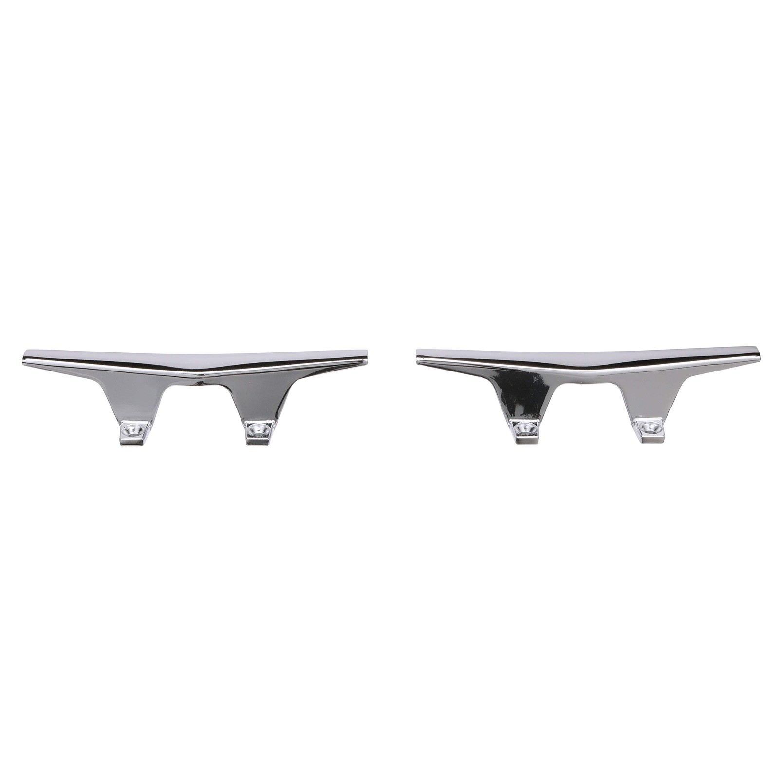 Attwood 6245-6 Chrome-Plated Zinc Cleats, 6 Inches Long, 2 3/32 inches Wide, …