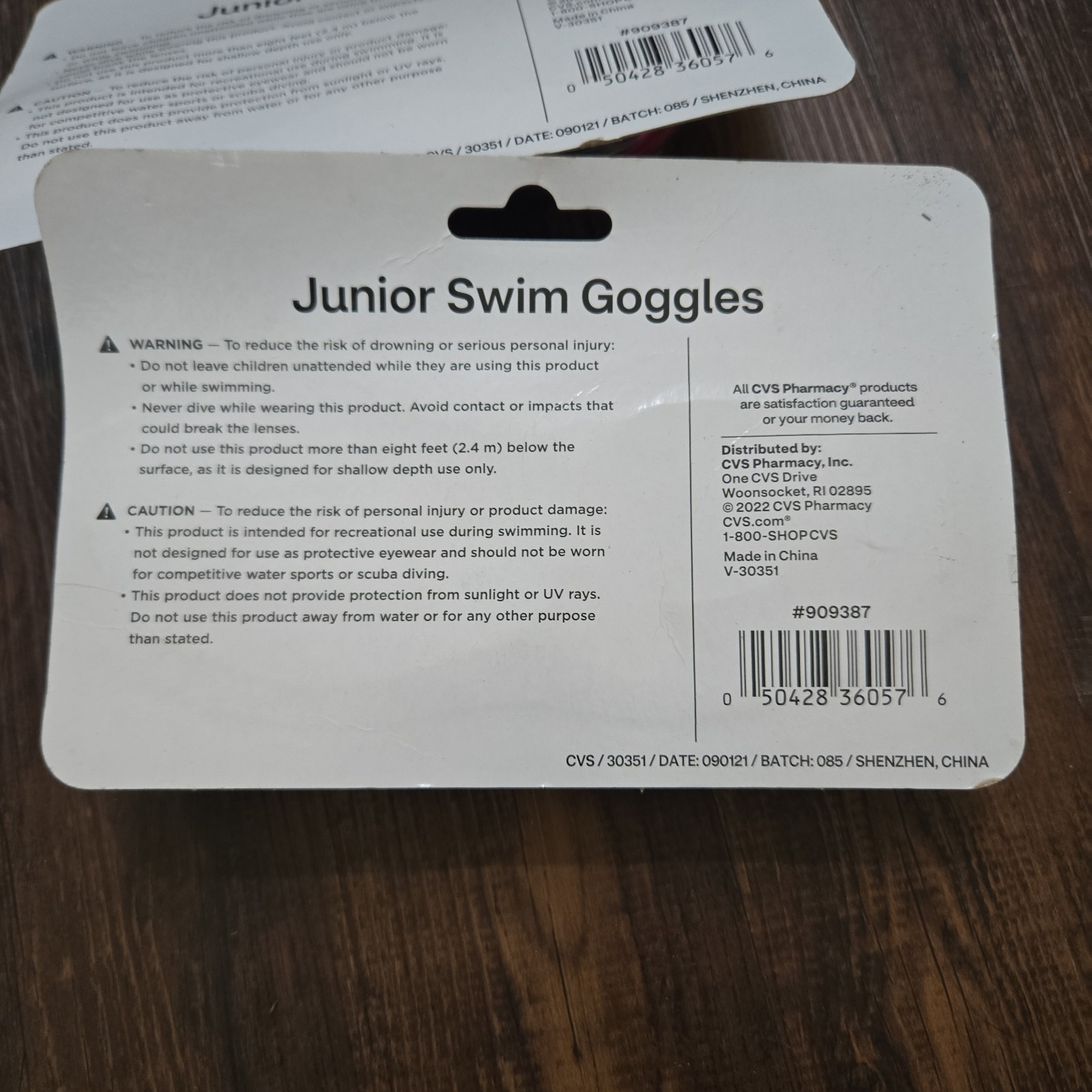 Syn & Sky Kids Swim Goggles 2 Blue/teal & Pink New Sealed Water Googles