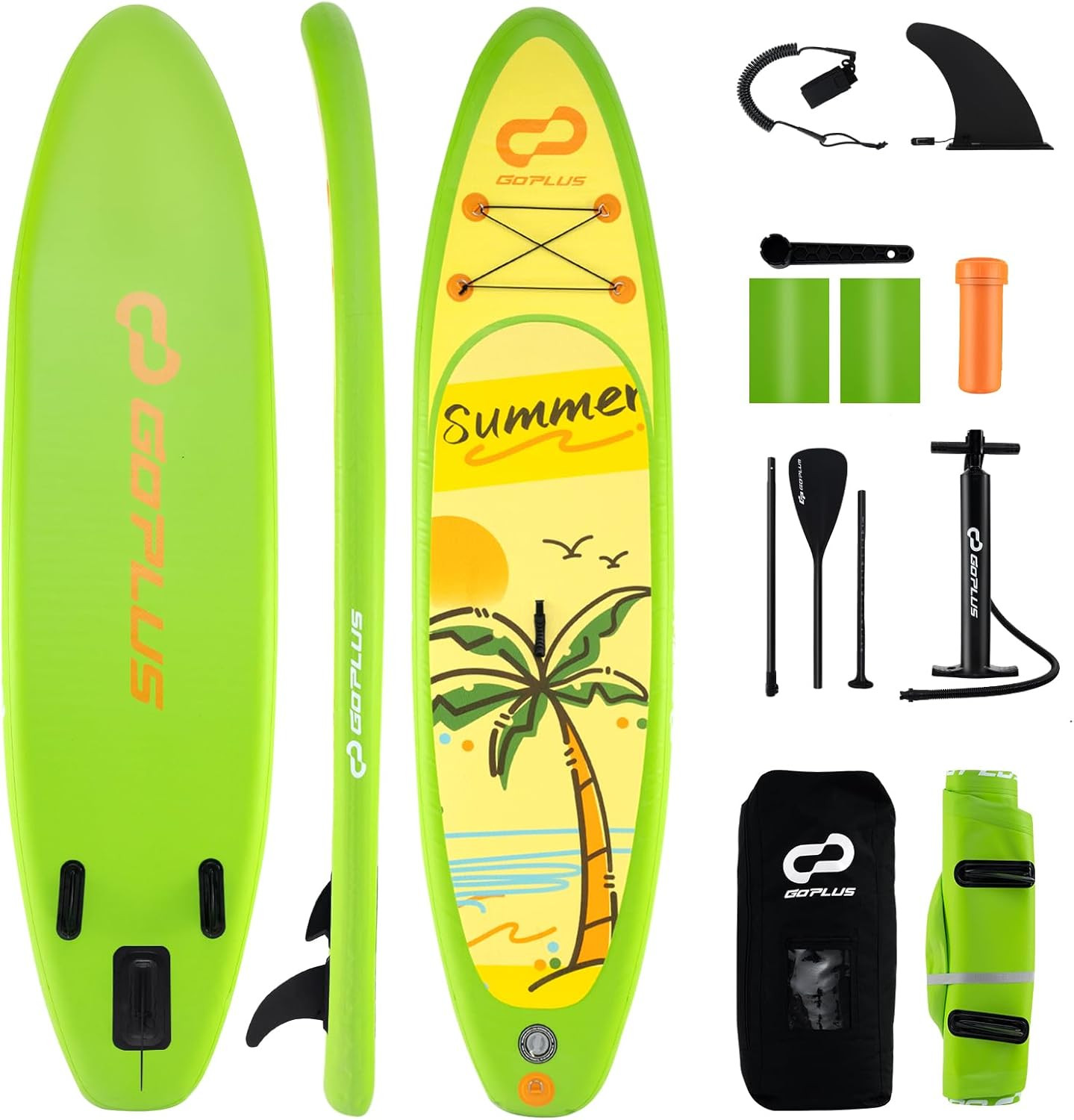Inflatable Stand up Paddle Board, 10FT/10.5FT/11FT SUP with Accessory Pack, Adju