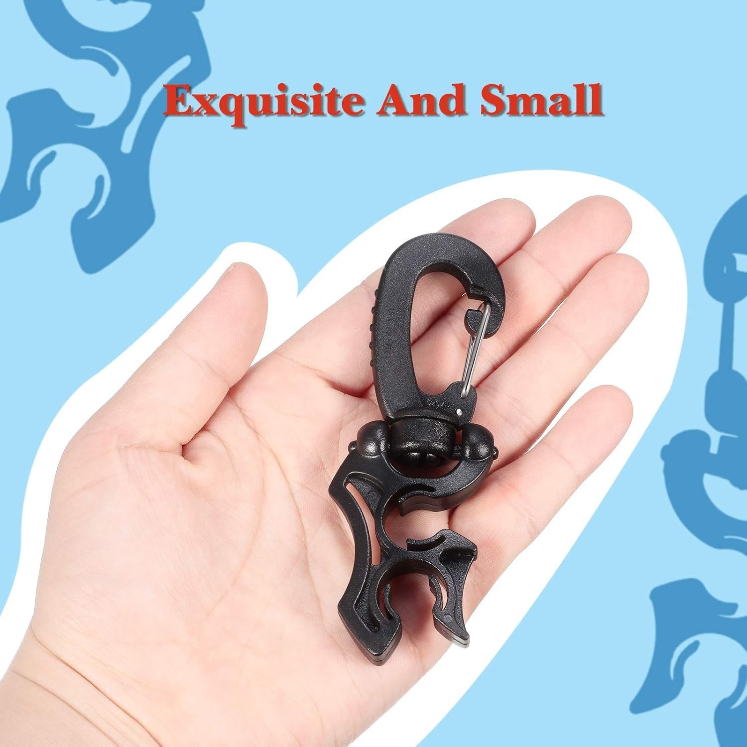 Scuba Dive Hose Holder Clip Accessories Diving Gear Holder Double Bcd Hose Cl…
