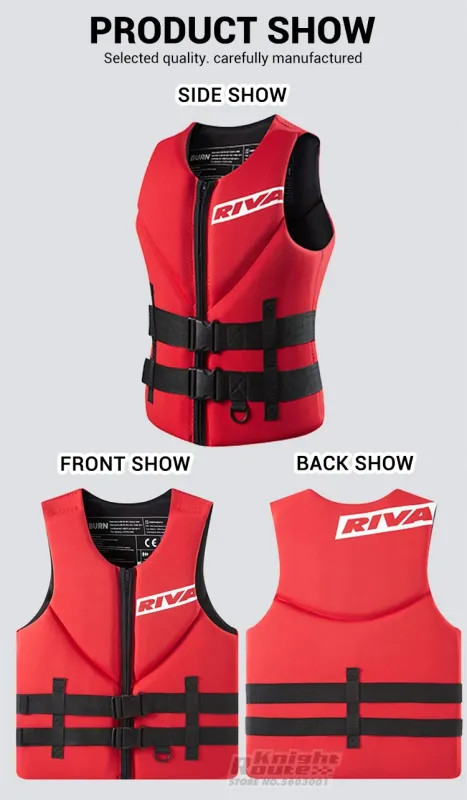 Adult Life Jacket Vest Kayak Wakeboard Ski Surf Water Sports Rescue Boat