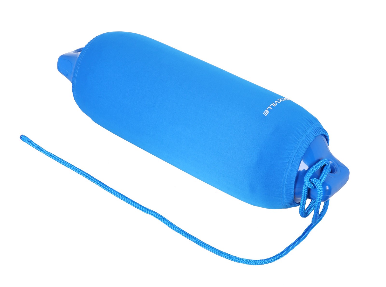 Rockville FEN485-BLUE Boat Fender Package 4 Bumpers 8.5″x27″, 4 Covers, 4 Lines