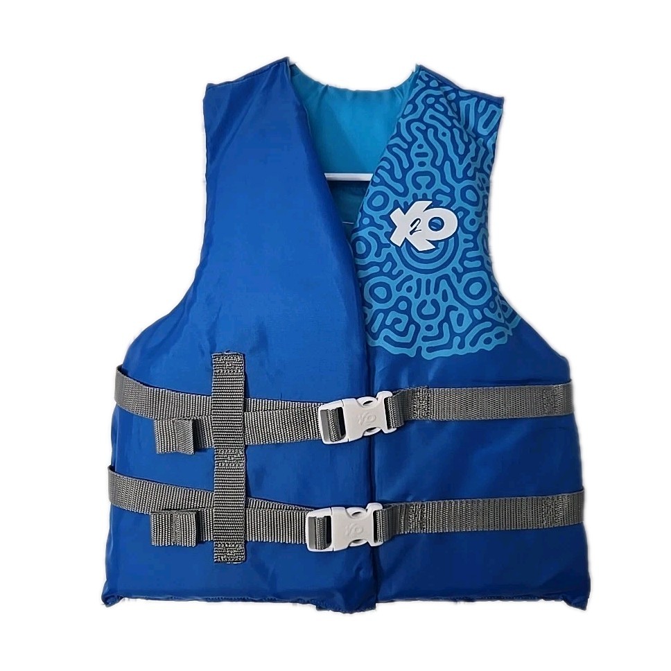 X2O Life Jacket Universal Youth Life Vest (50 – 90 Pounds) 710 Blue Ocean