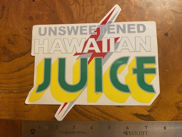 Lightning Bolt Surfboards Rasta Green Yellow Red Lopez Vintage Surfing STICKER
