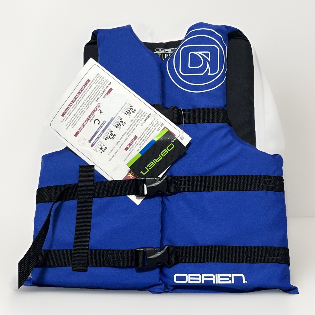 O’Brien Traditional Neoprene Flotation Vest Adult- 2026 – Large / Blue 70