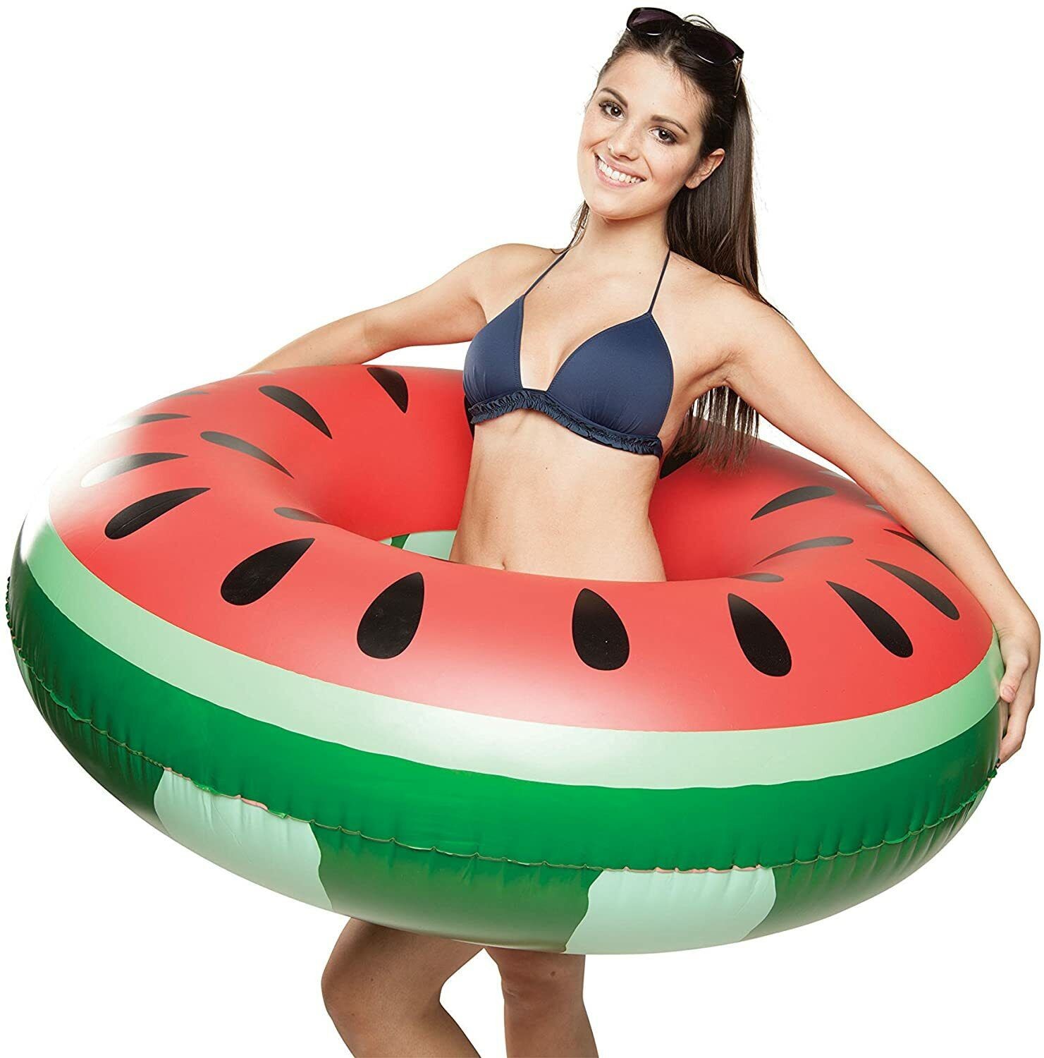 BigMouth – Giant 4 FT Watermelon Slice Inflatable Swimming Pool Float Raft Tube