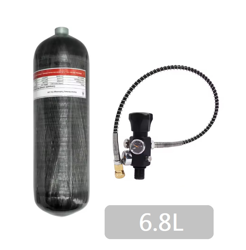 3L / 6.8L Carbon Fiber Cylinder High Pressure Air Tank Fill Station Scuba Diving