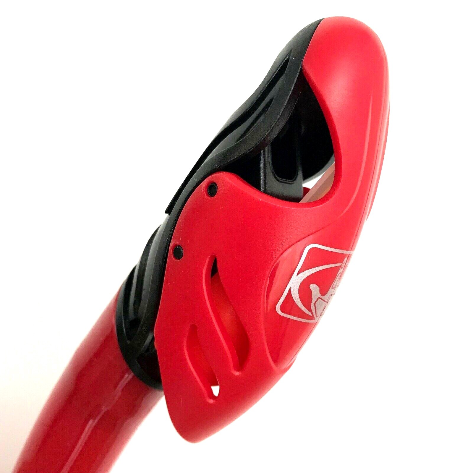 BODY GLOVE Adult Snorkel with Whistle Red Rubber Plastic
