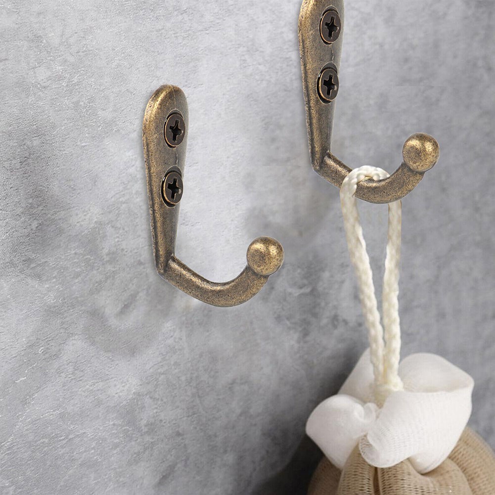Bronze Silver Gold for Black Retro Coat Hooks and Various Decor Styles