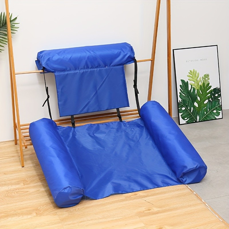 Swimming Pool Foldable Inflatable Seats Water Floating Bed Chair Beach Home Use