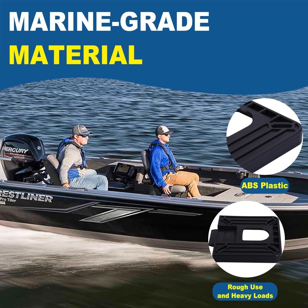 Manumarine 7″ x Quick Release Removable Boat Seat Bracket Mount black