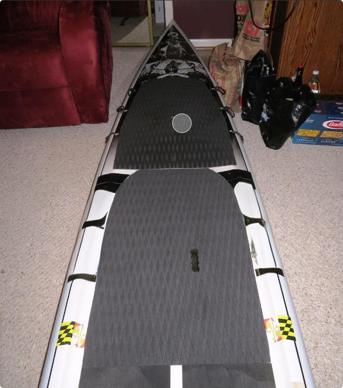 Surfboard Traction Pad , EVA Foam Boat Flooring Kayaks Paddle Non Slip Deck Mats