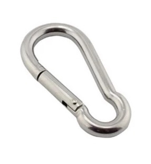 2.36 INCH CARIBINER 304 STAINLESS STEEL 2 PIECES