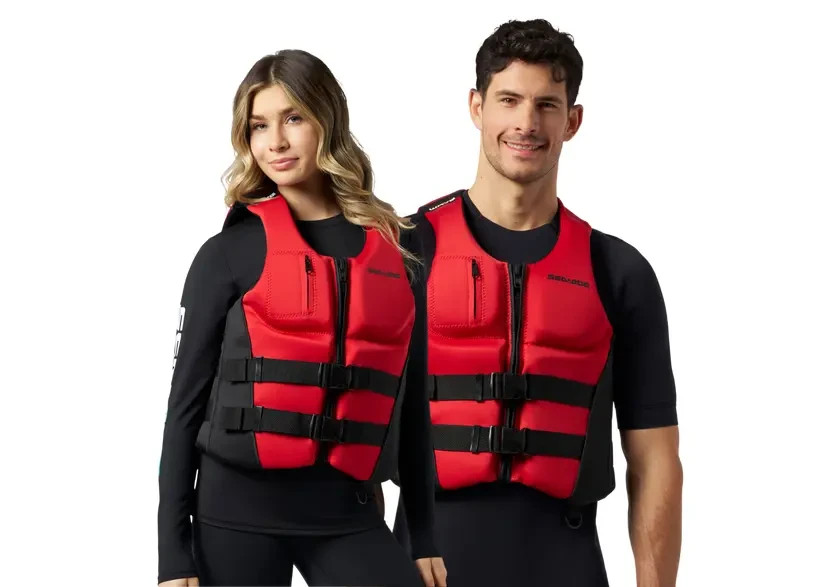 Sea Doo Watercraft Unisex Wave PFD/Life Jacket Jet Ski RED SMALLL 2870370430