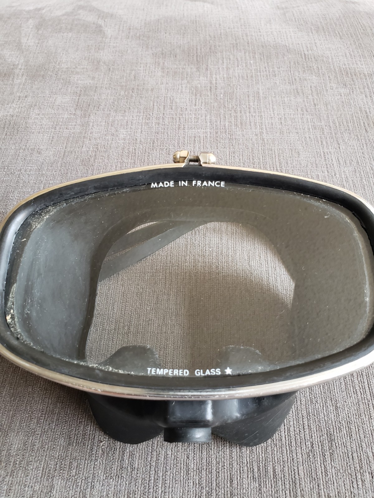 Vinatge GYMNOT Nautica Scuba Snorkeling Mask – Made In France – GREAT COND!