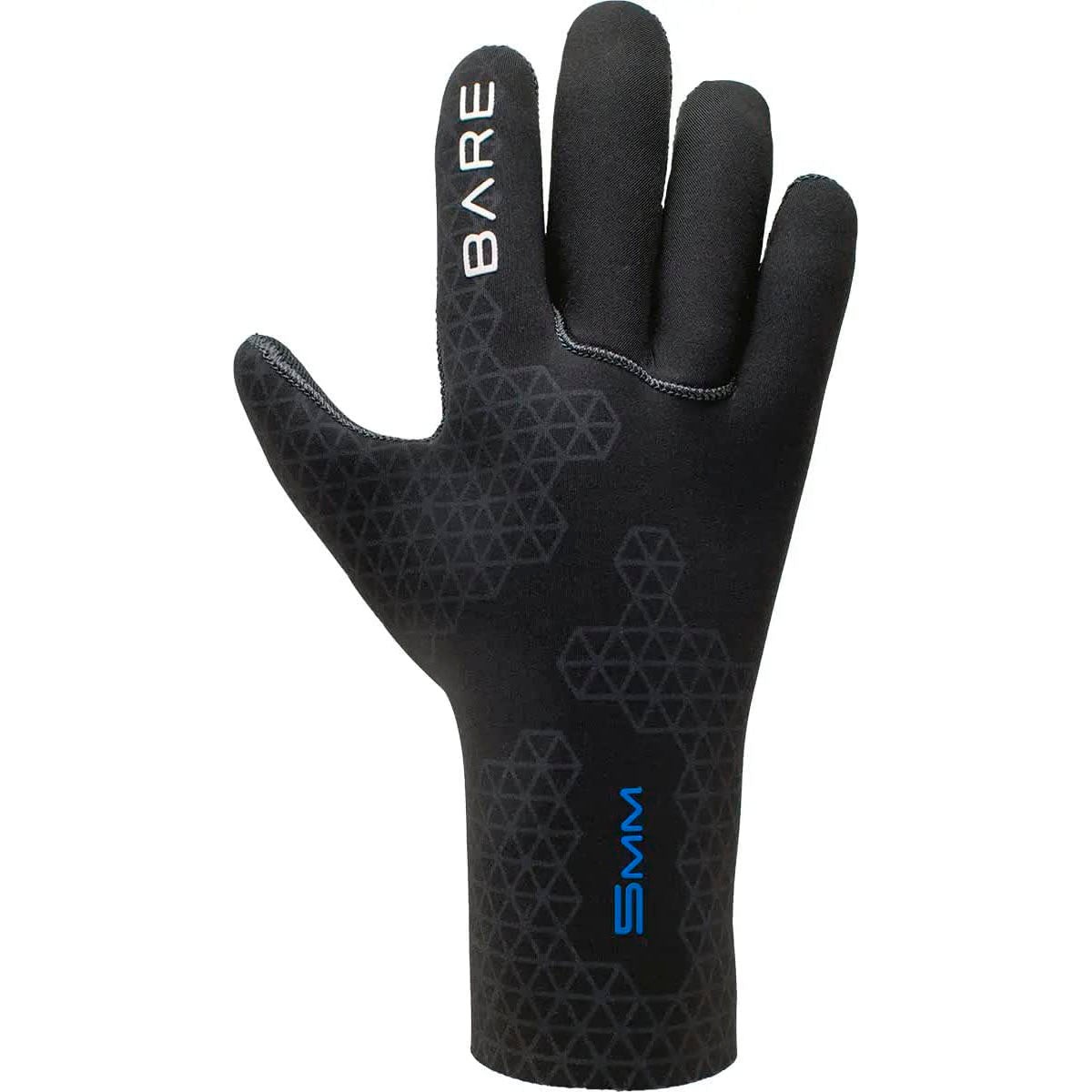 Open Box Bare 5mm S-Flex Dive Glove – Black – X-Small