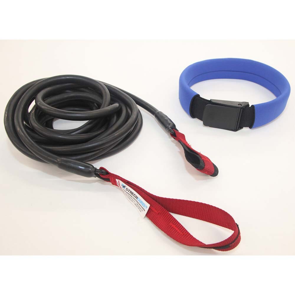 StrechCordz 20 FT LONG BELT SLIDER Pool Swim TRAINING LEASH Resistance CHOOSE