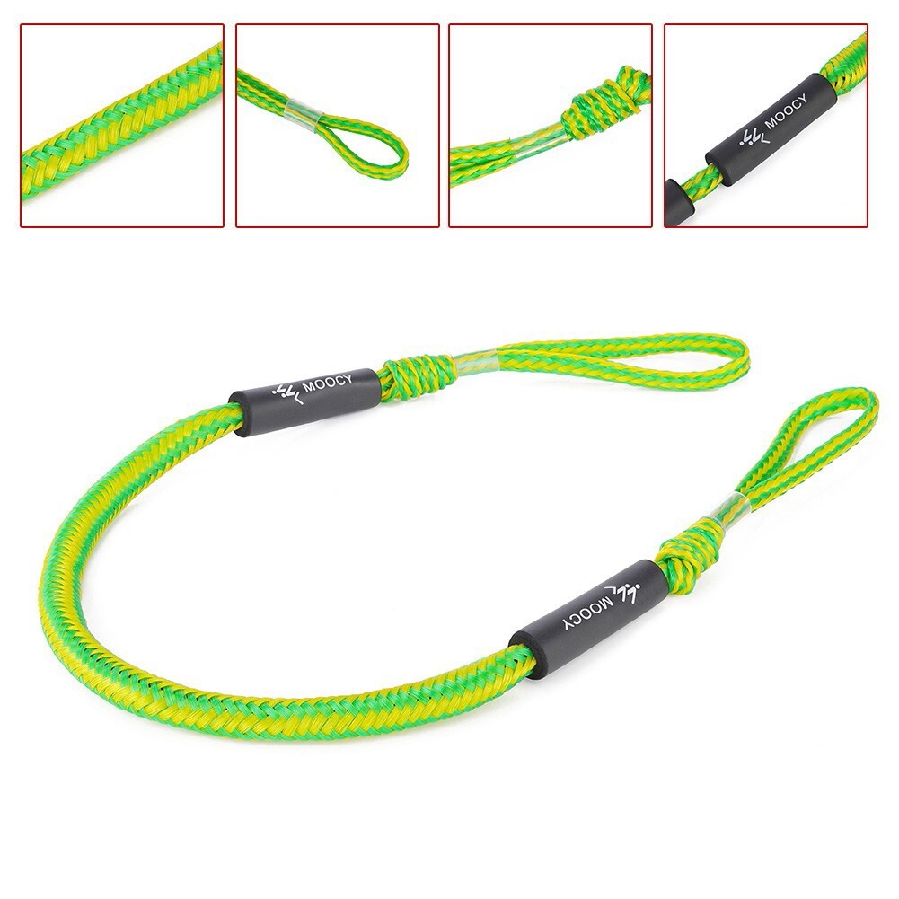 Mooring Rope Boats Kayak 1.2m Unstretched Length 1000KG /2200LBS Heavy Duty
