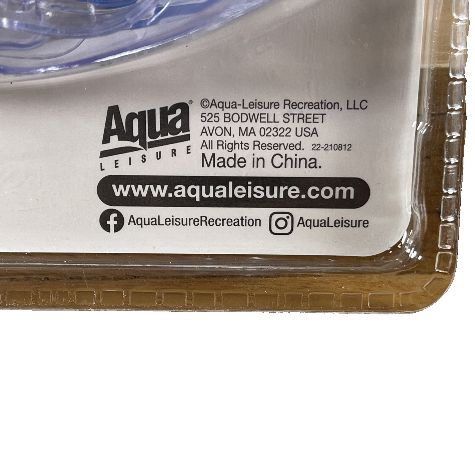 NEW SEALED Aqua JAMAICA Swim Mask Blue CHILD 3+
