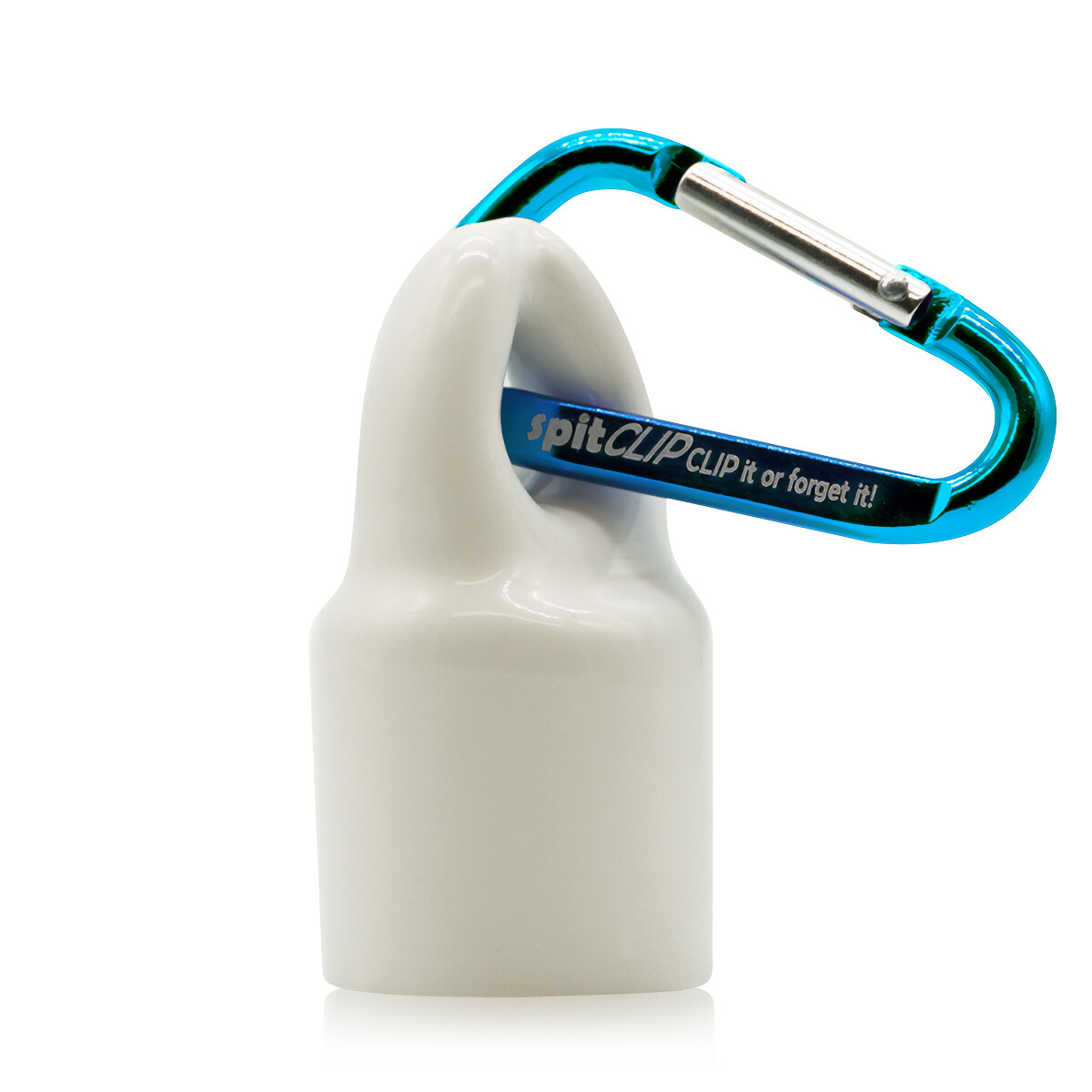 JAWS SpitClip Carabiner 1 oz. Antifog Bottle Retainer – Aqua