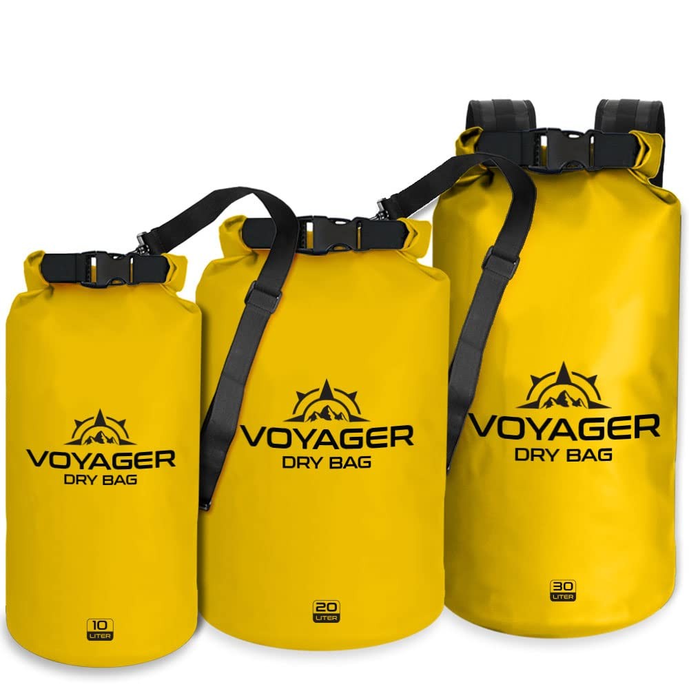 Waterproof Dry Bag for Kayaking & Watersports – Yellow, 10L