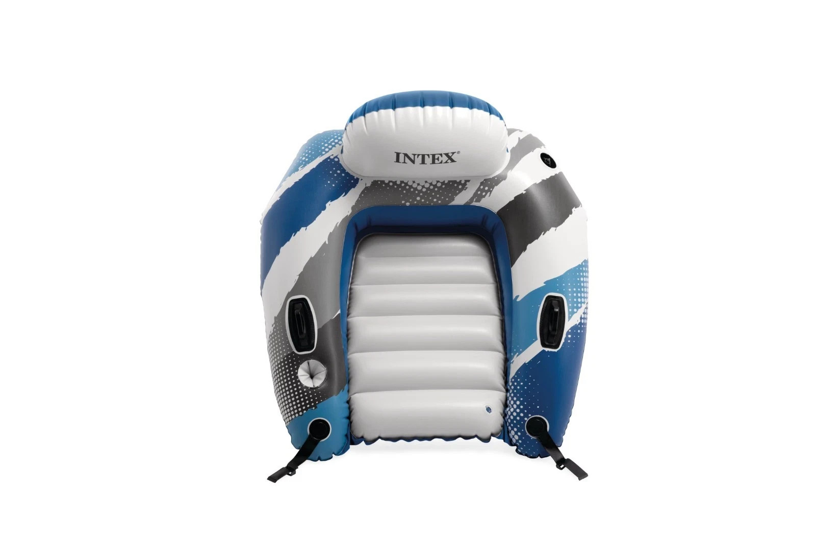 Intex Inflatable River Run Lounge Water Float Seat w/ Quick Connects Pool Lake