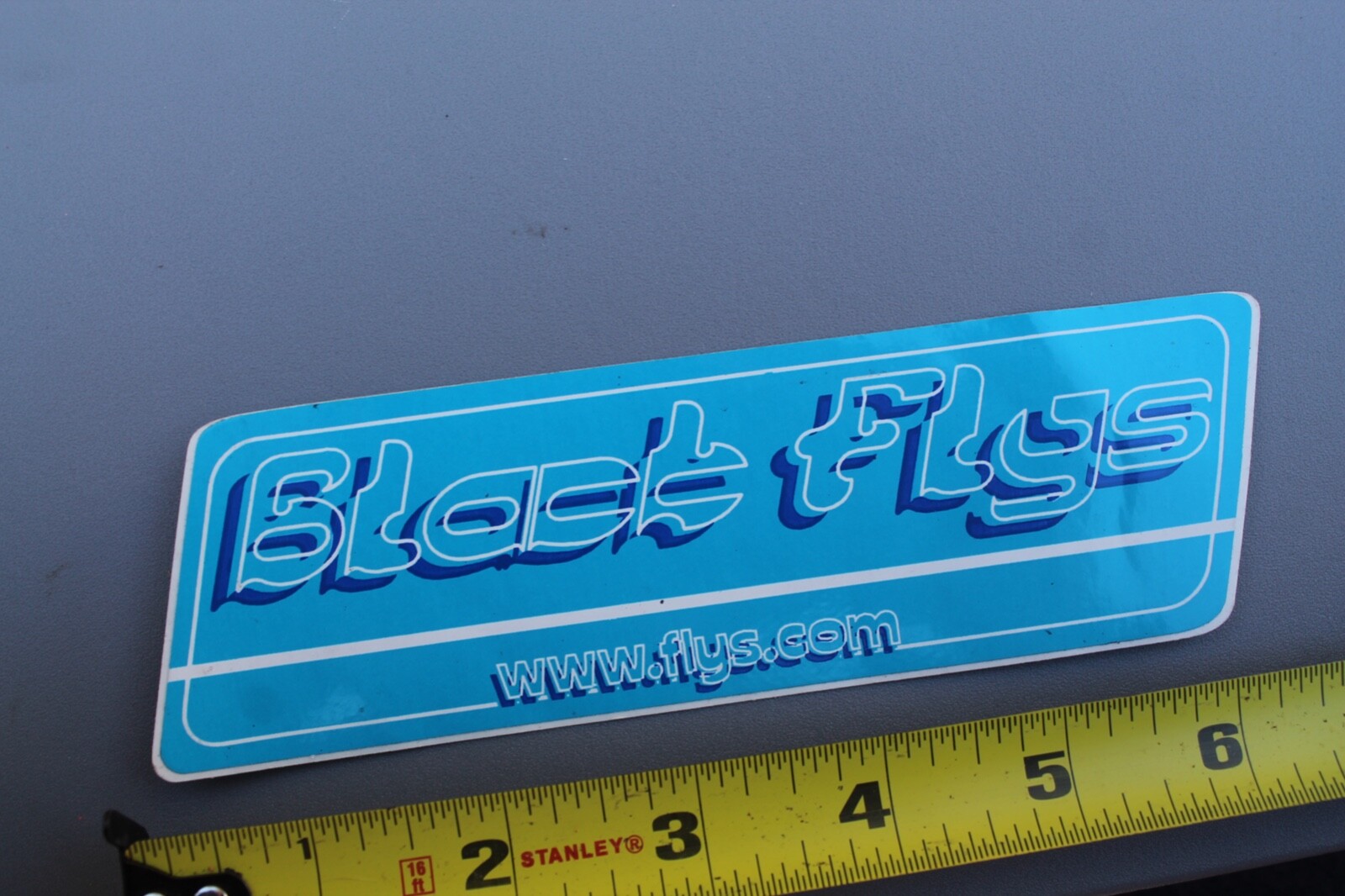 BLACK FLYS Sunglasses Eyewear Blue White OG Punk BF2 Vintage Surfing STICKER