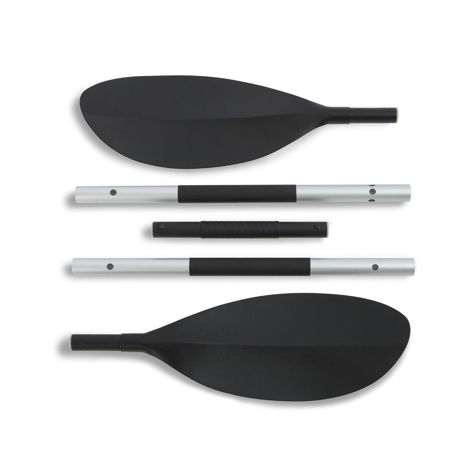 Intex 69629E 86″ Lightweight Aluminum Double Oar Inflatable Kayak Paddle, Black
