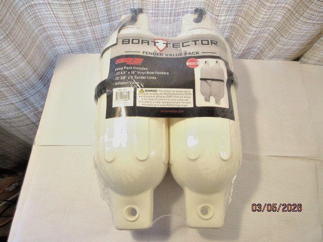 Extreme Max 3006.7378 BoatTector Inflatable Fender Value 2- Pack – 4.5 “x 16”