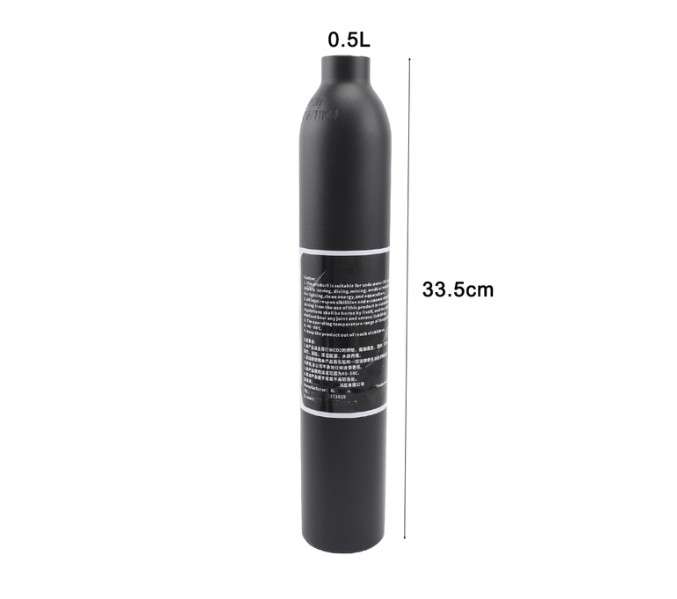 4500PSI Aluminum Co2 Air Tank M18x1.5 Cylinder Oxygen Gas Bottle Filling Diving