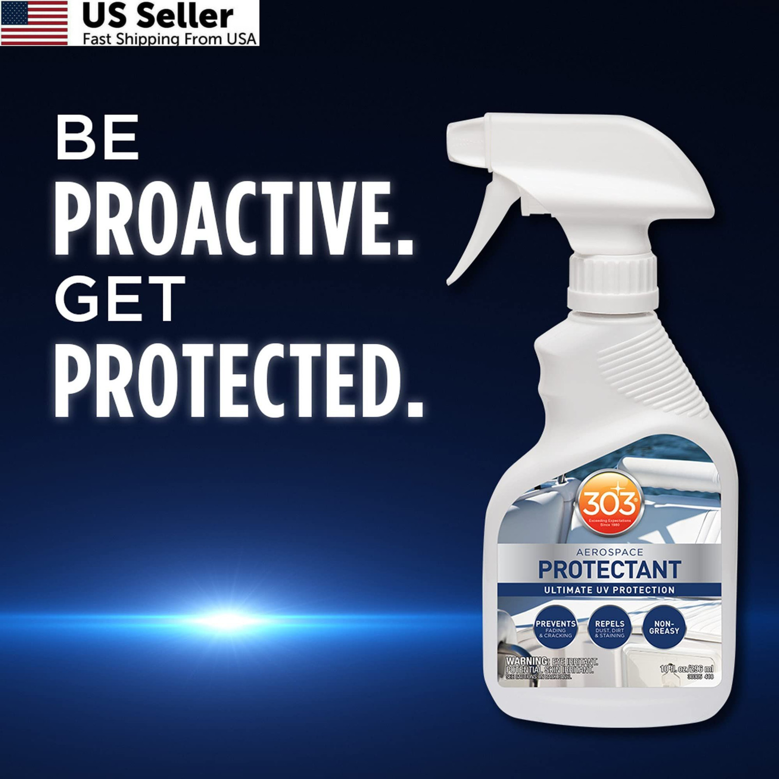 303 Products Marine Aerospace Protectant – UV 10 Fl Oz (Pack of 1), White